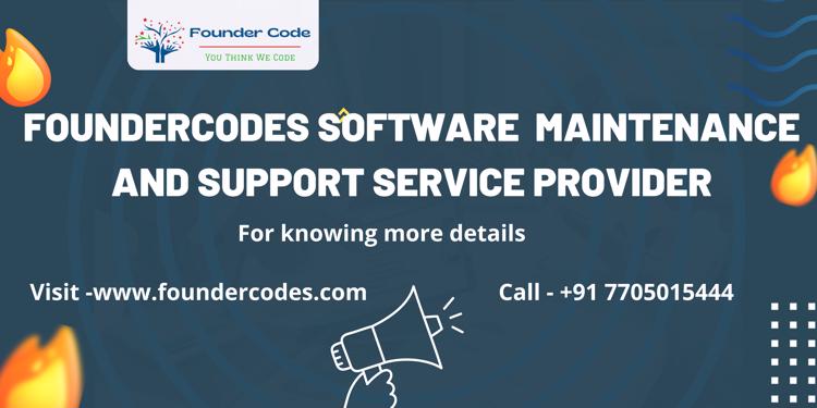 Foundercodes software maintain